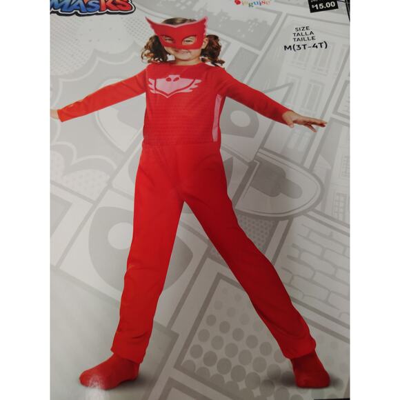Toddler PJ Masks Owlette Costume Medium (3T/4T) - Picture 12 of 13